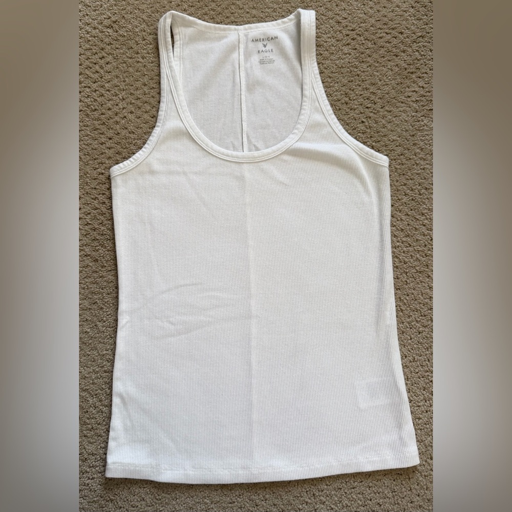 American Eagle Outfitters White Tank Top